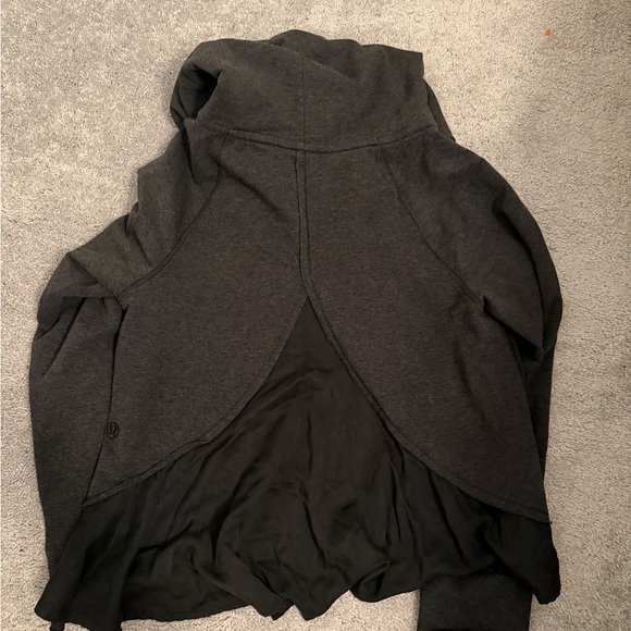 lululemon athletica Dark Gray Hooded Pullover - Picture 3 of 5